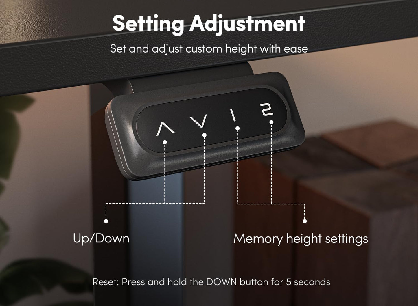 60 X 24 Inch Height Adjustable Electric Standing Desk with Double Drawer, Stand up Desk with Storage Shelf, Sit Stand Desk, Black